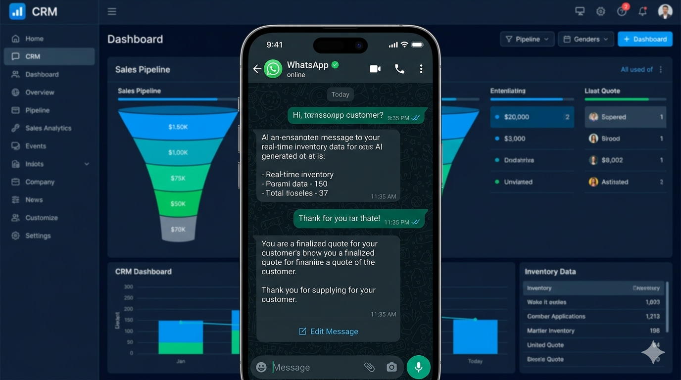 CRM conversacional WhatsApp con IA