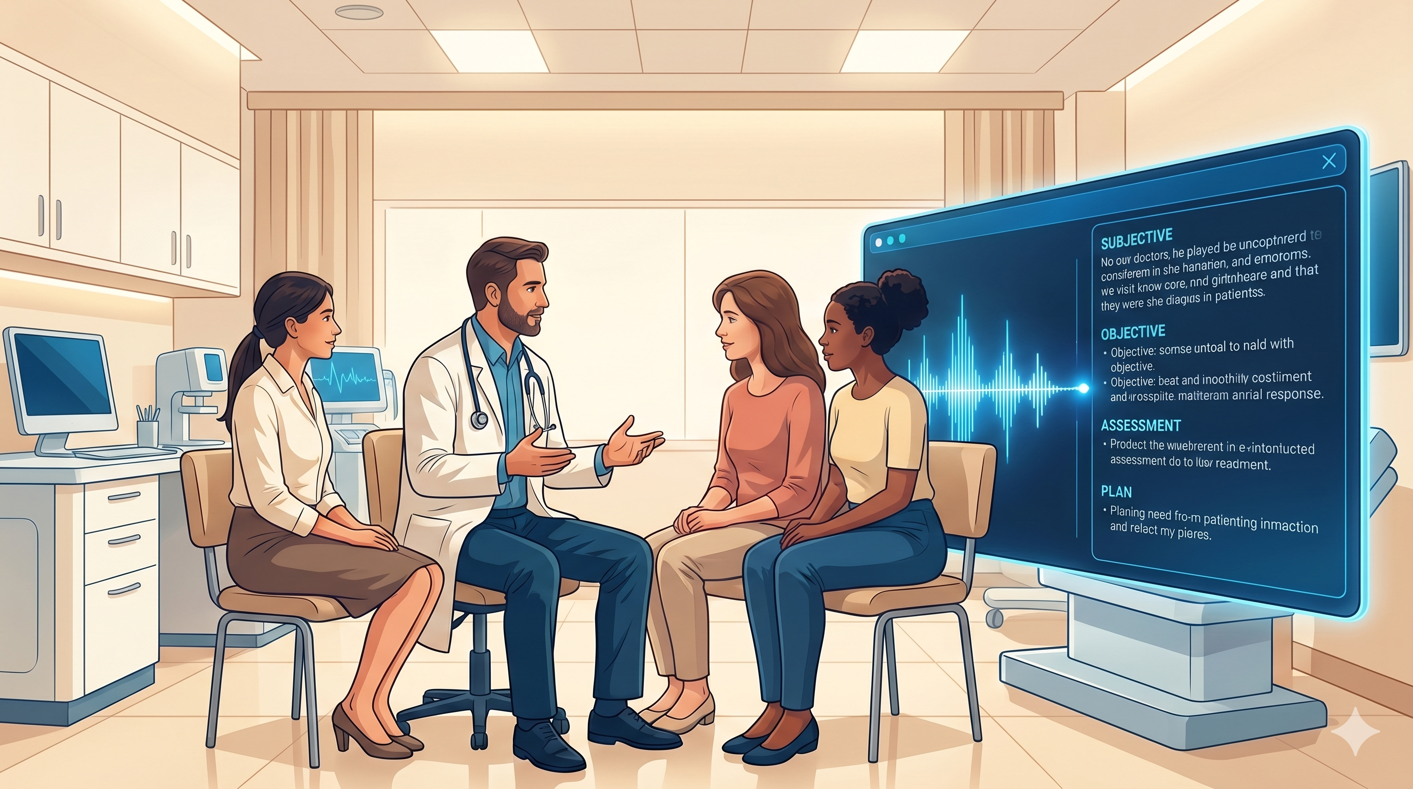 IA en consulta médica transcripción automática