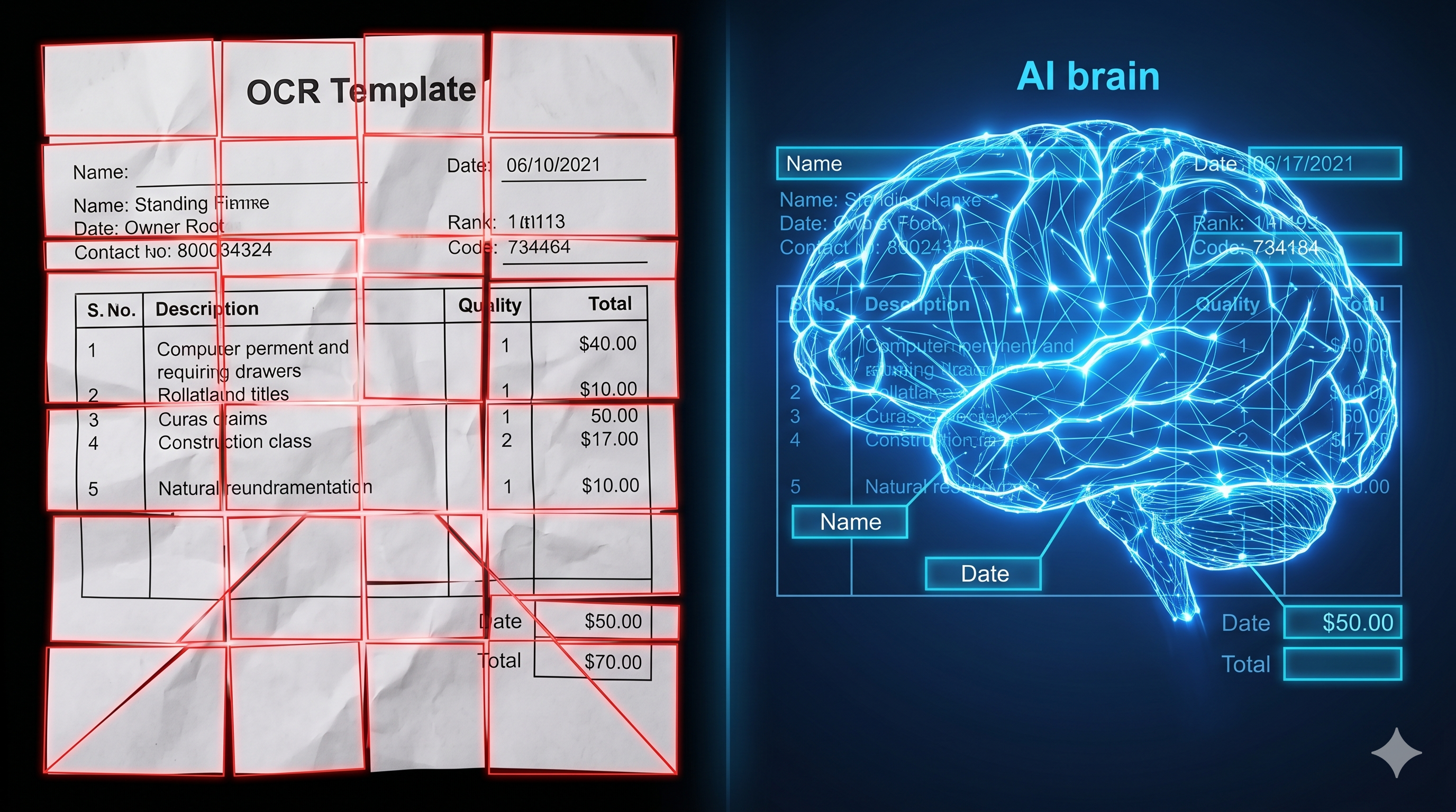 OCR vs IA contextual documentos