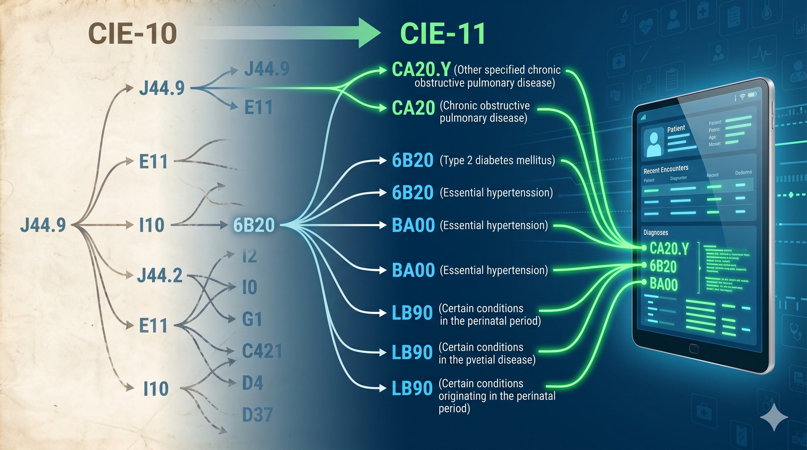 CIE-11 expediente clínico electrónico México